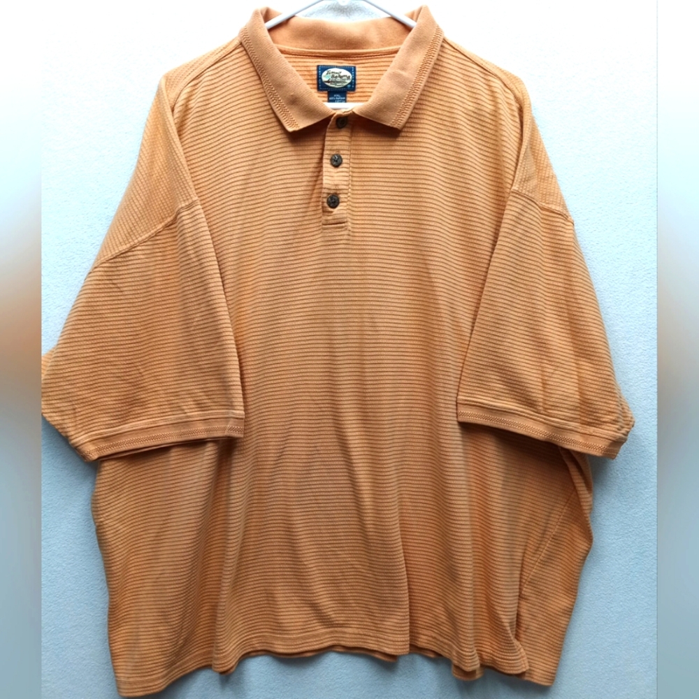 Tommy Bahama Waffle Knit Supima Cotton Polo Men's XXL
